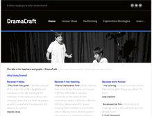 Tablet Screenshot of dramacraft.net